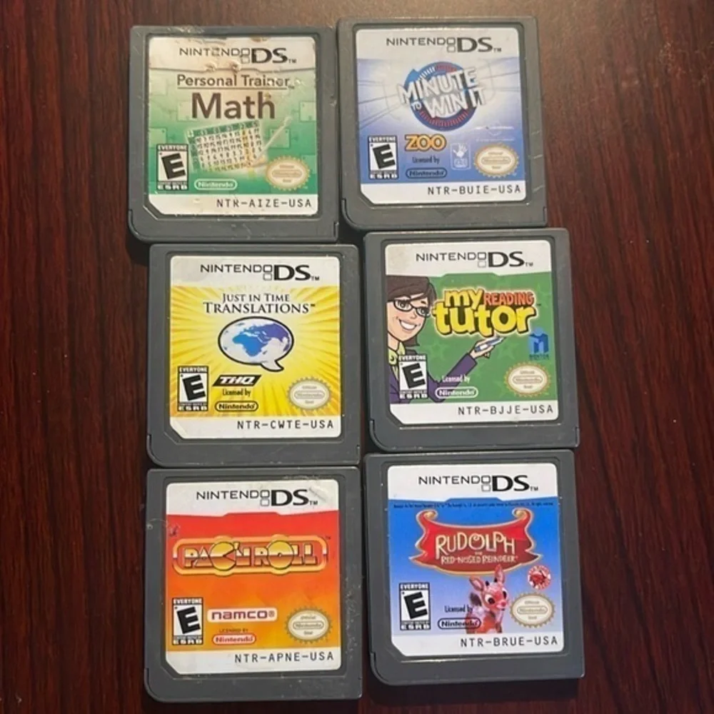 Lot of 6 Nintendo DS games